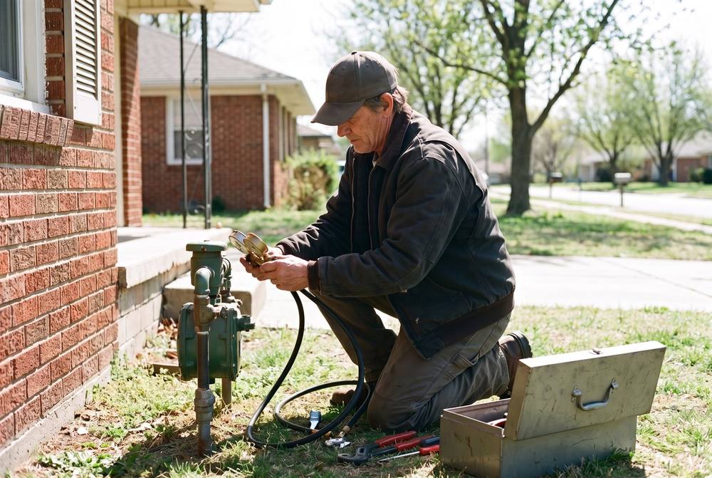 Setting up test equipment